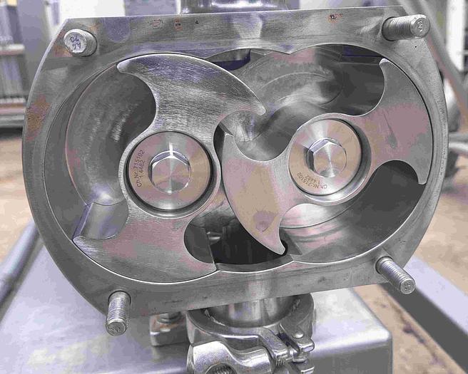 Used Pump, UNIBLOC Lobe Type, Size 450, 316 Stainless Steel #S745153