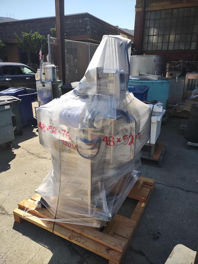 Used Tank, 40 Gallon (150 Liters), 316L Stainless Steel, Jacketed, 45 PSI Internal, Agitated #5991203