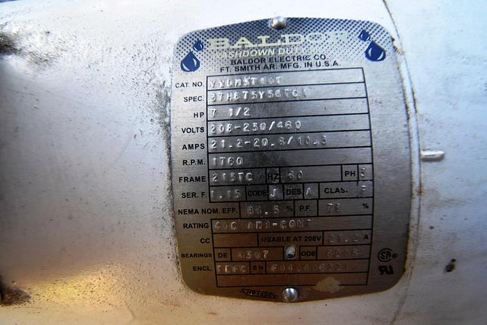 Used Tank, 750 Gallon, 316 Stainless Steel, Jacketed, Agitated, #5991050