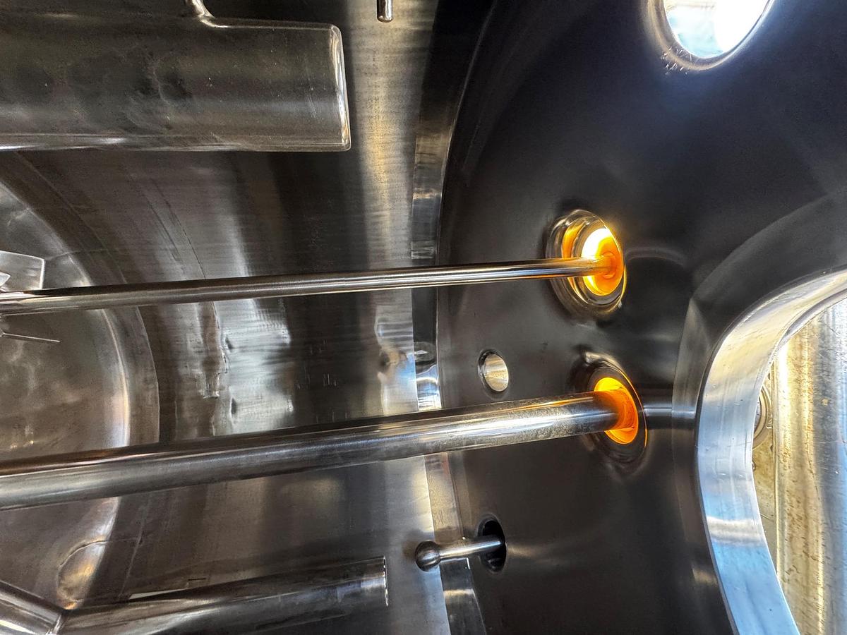 Used Tank, 300 Gallon, 316L Stainless Steel, Jacketed, Scrape Agitated, Feldmeier #S745371