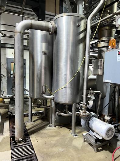 Used Evaporator, 2-Effect, Stainless Steel, Rossi Cattelli T30 D.E. Venus - #4487802