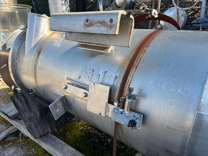 Used Tank, 125 Gallon, 316 Stainless steel, 2' X 4', Flash/Surge, Agitated, Cheese #S694027