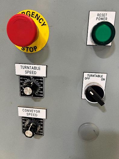 Used Filling Line, 12-Head, Overflow Filler, Inline Capper, Wrap Labeler #C745379