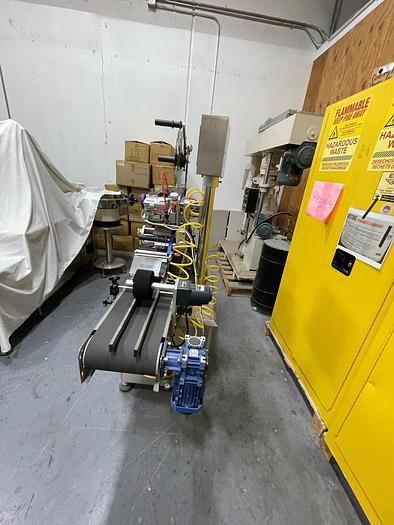 Used Labeler, Wipe On, Top Labeler, Belt Conveyor, Model TT-LB, #5532791
