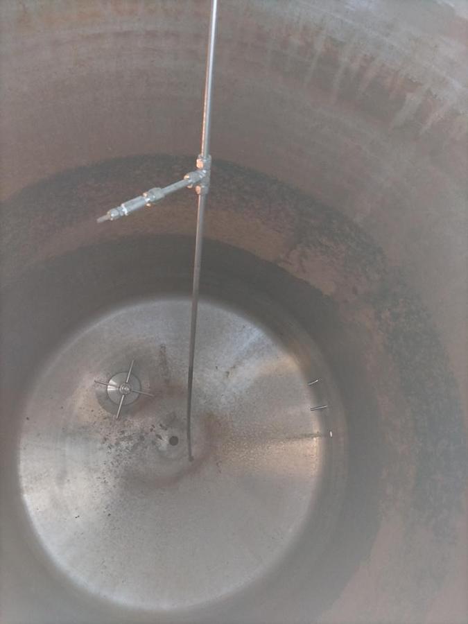 Used Tank, 1,000 Gallon, Jacketed, Insulated, Bottom Agitated, Stainless Steel, #5991479