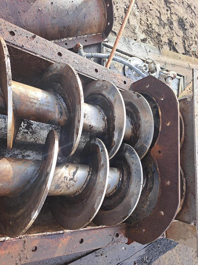 Used Extruder, 12" Dia., Christian, S/st, Twin Screw, 7-1/2 HP, #S321650