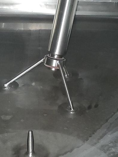 Used Tank, 6,000 Gallon, Stainless Steel, Agitated, Dish Bottom, Jacketed #4445060