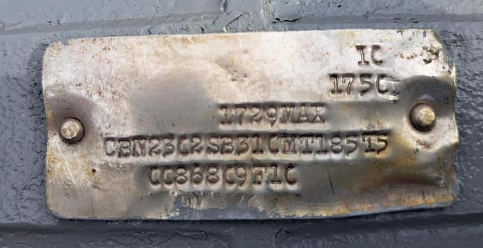 Used Pump, Positive, Waukesha, Model 060U1, 316 Stainless Steel, 5 HP #S745385