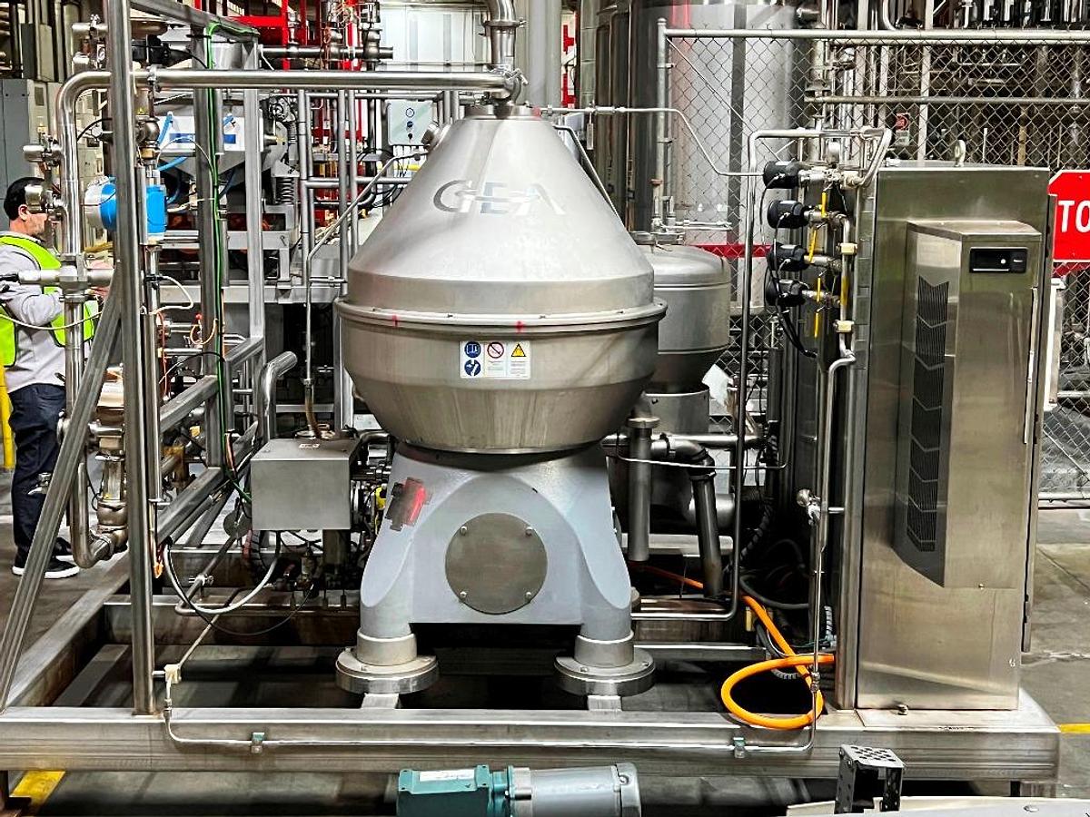 Used Centrifuge, GEA, Model GSI 125-06-772, Disc Stack Clarifier, Stainless Steel, #5991626