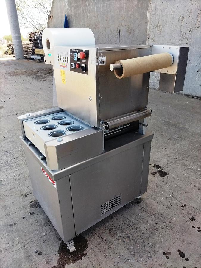 Used Sealer, Tray, 6-Station, Semi-Automatic, XtraVac, Stainless Steel, #5991893