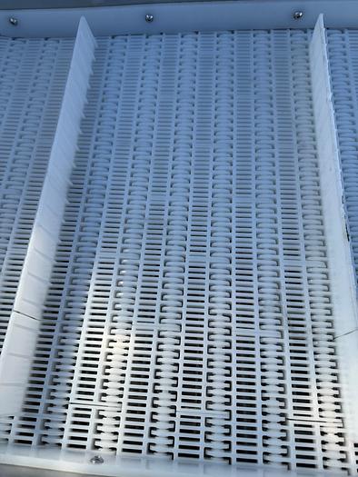 Used Washer, Prewash Tank, Stainless Steel, 22" Wide Cleated Belt, Z-Frame - #5355604