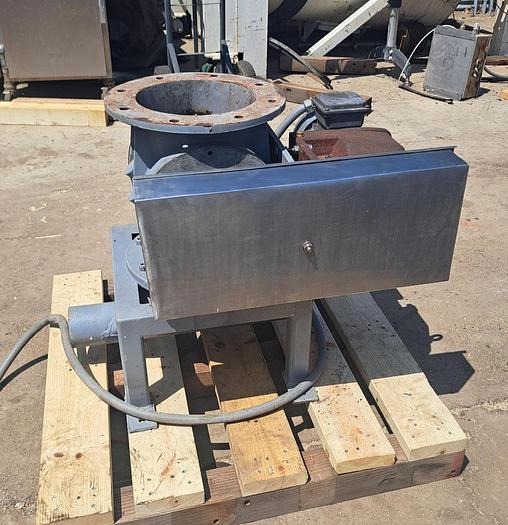 Used Valve, Rotary, Airlock, 10", Carbon Steel, 1HP #5674438