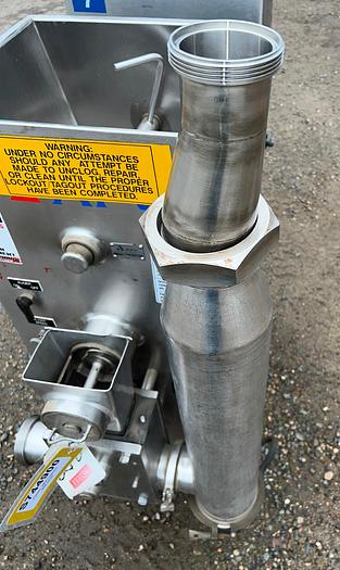 Used Feeder, Screw, 4" x 20", S/st, APV Crepaco, Model S430, Fruit Feeder #S744990