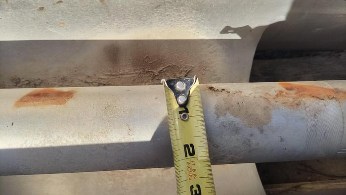 Used Conveyor, Screw, 6" x 72", S/st, Trough, Less Drive #S745024