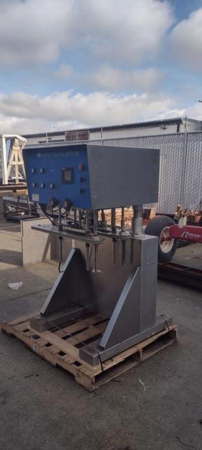 Used Jar Filling & Capping Line, Inline Filling Systems, Piston Filler, Capper & Cap Feeder, #5991602