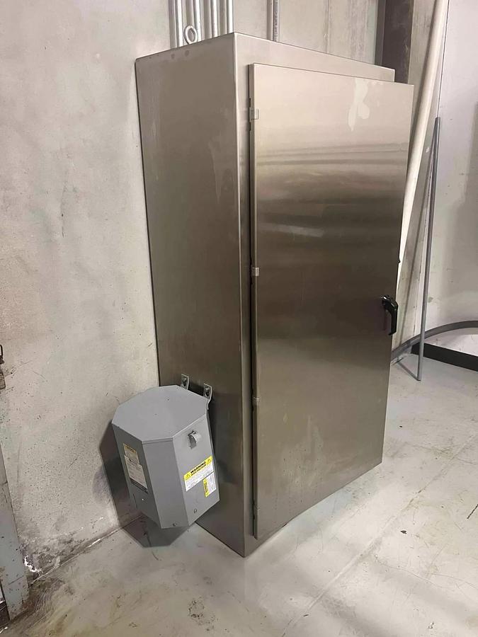 Used Mixer, Ribbon, 1100 Gallon, Dual Shaft, Stainless Steel, Jacketed, Food Mixer, 15 HP, 7500 lb, K6378, #5991750