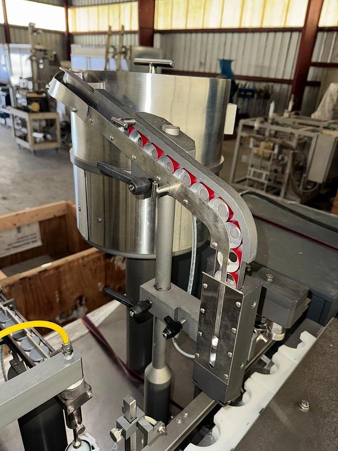 Used Filler, Piston, Monoblock, M&O Perry with (3) Filamatic Piston Fillers, Crimper, Stainless Steel, #5991418