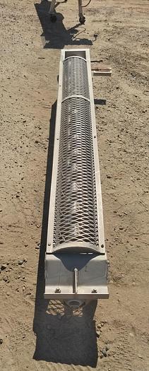 Used Conveyor, Screw, 6" X 7', Stainless Steel, Less Motor, #5880238