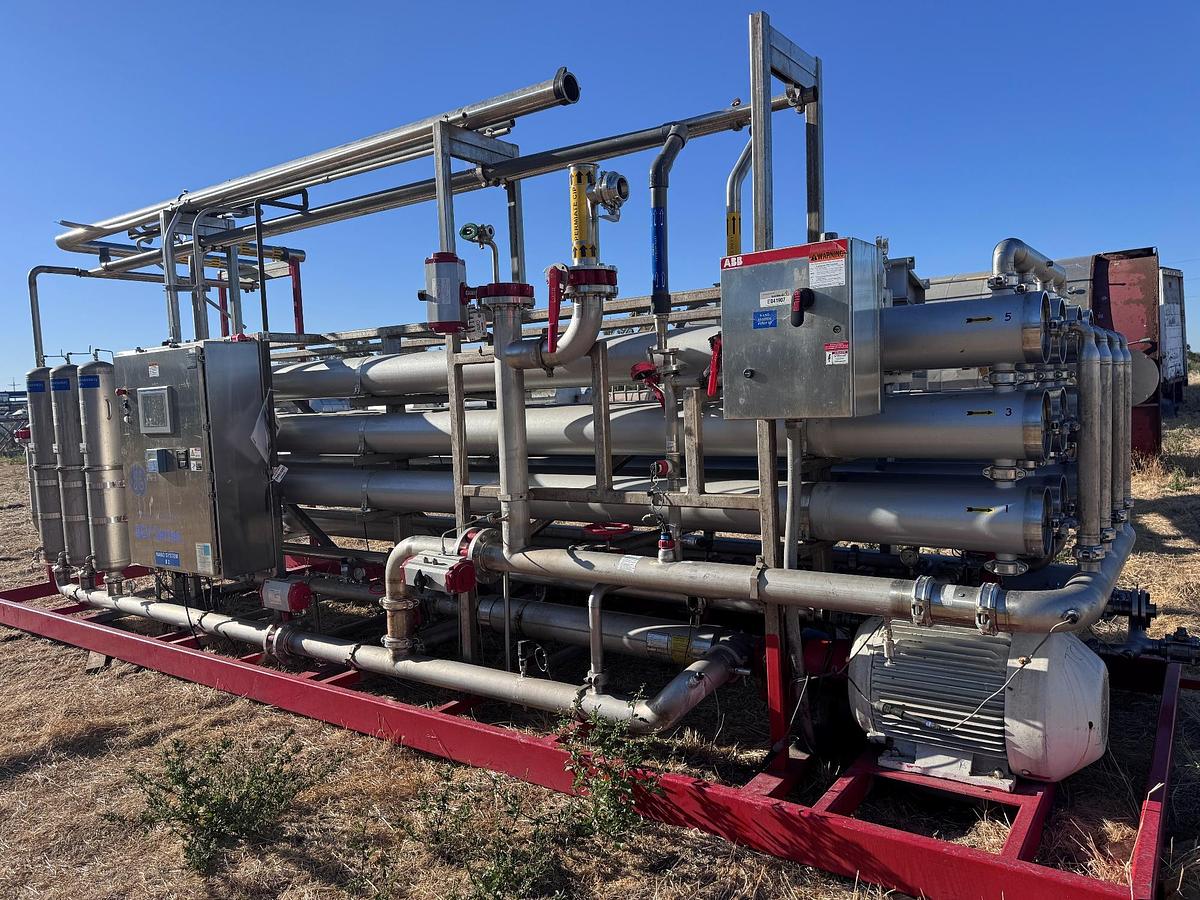 Used Filter, Nano Filtration, Osmonics, BEV Series, Stainless Steel, 300 GPM Permeate, #5991746
