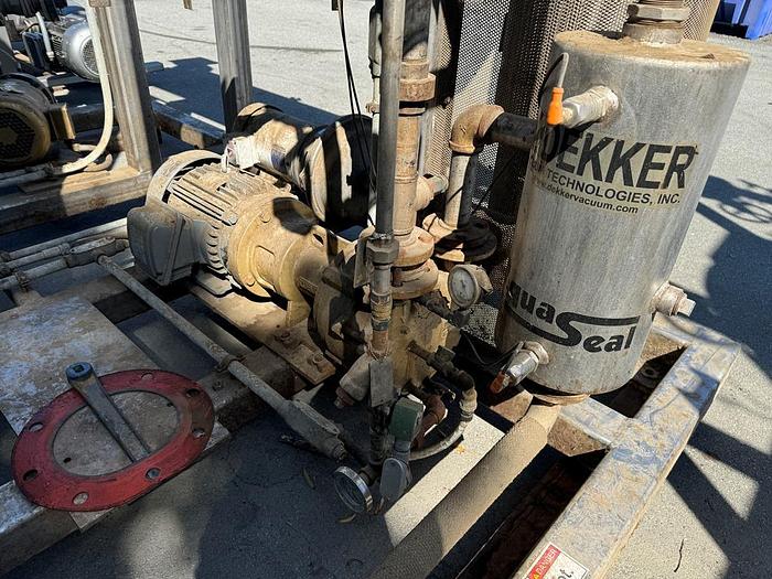 Used Heat Exchanger, Shell & Tube, 500 SF, Stainless, Vacuum, #5991130