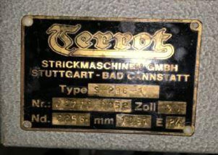 Used Textile Machinery, Knitter, Circular Knitting, TERROT, S-296-1, #5991222
