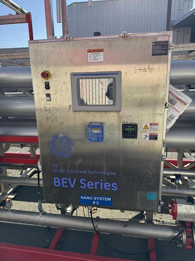 Used Filter, Nano Filtration, Osmonics, BEV Series, Stainless Steel, 300 GPM Permeate, #5991746