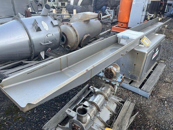 Used Conveyor, Vibratory, 15" x 16', S/st, Heat & Control, #S741112
