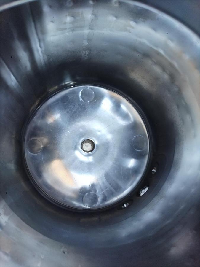 Used Tank, 26 Gallon (100 Liter), 316L Stainless Steel, Jacketed, 100 PSI, Bulling Metal Works, #5991473