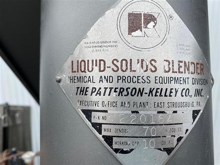 Used Mixer, V-Type, 10 CF, Stainless Steel, Liquids/Solids, Patterson Kelley - #