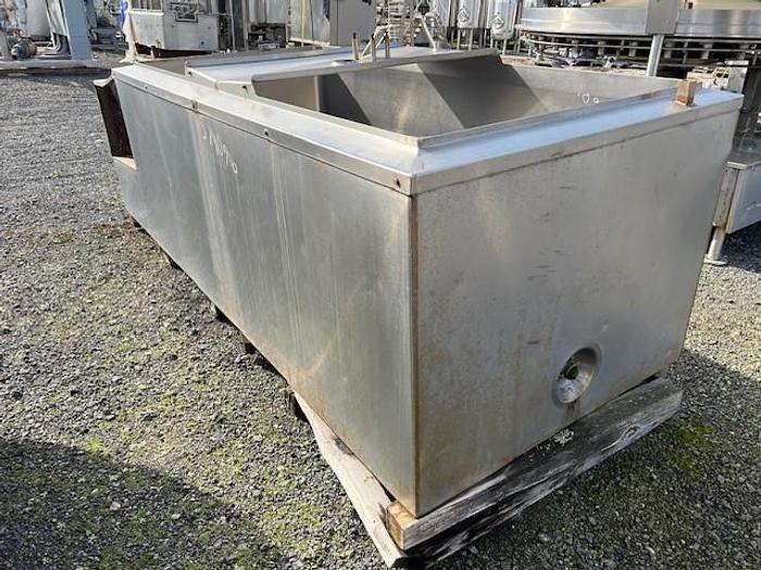 Used Tank, 425 Gallon, S/st, Rectangular, Jkt, Insul #S740916