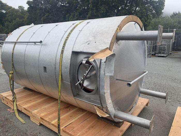 Used Tank, 1,300 Gallon, S/st, CT/CB, Insul, Spray Ball #S743884
