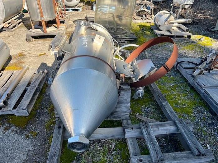 Used Tank, 125 Gallon, 316 Stainless steel, 2' X 4', Flash/Surge, Agitated, Cheese #S694027