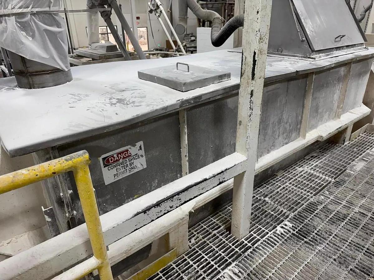 Used Mixer, Ribbon, 193 Cubic Feet, Strong Scott, Stainless Steel, Double Spiral Ribbon Blender, #