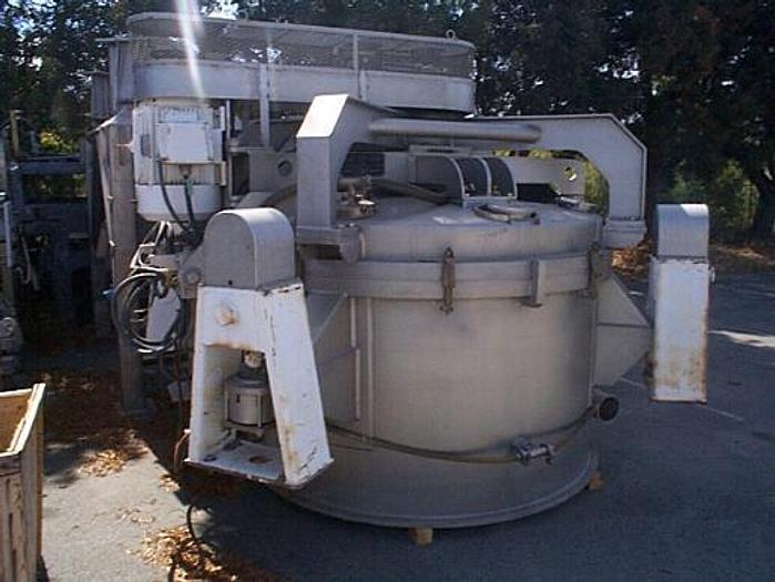 Used Centrifuge, Basket, Perforate, 60" X 40", 316 S/st, Western States #C730058