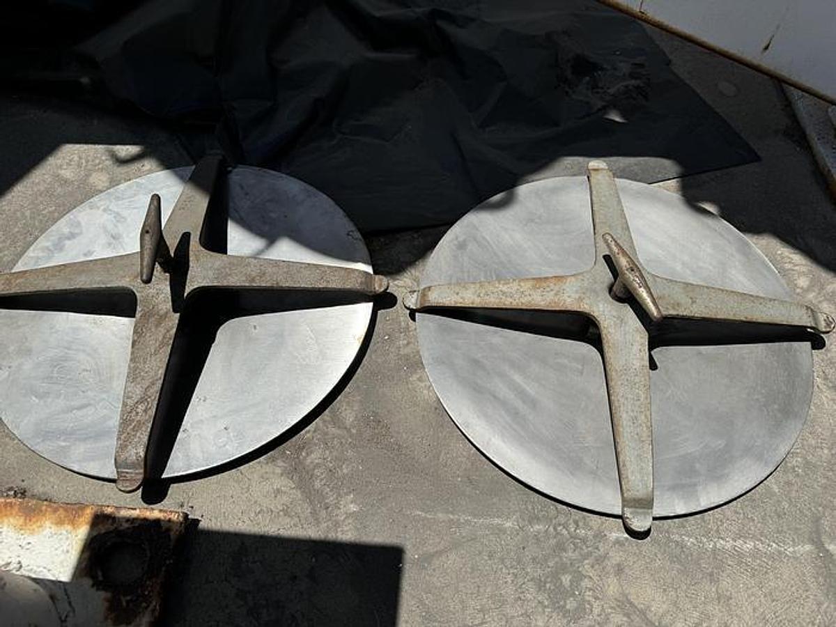 Used Mixer, V-Type, 20 CF, S/st, PK, 70 Lbs/CF #S744184