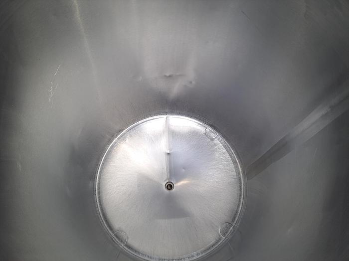 Used Tank, 400 Gallon, 316 Stainless Steel, Dome Top, Cone Bottom, Portable, #5991307