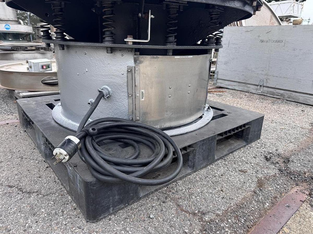 Used Screen, Vibratory, 48" Diameter, Double Deck, Sweco, Stainless Steel, #5991823