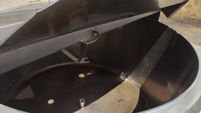 Used Stainless Steel 300 Gallon Vat Pasteurizer Tank S745076