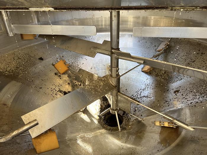 Used Tank, 920 Gallon, Stainless, Scrape Agitated, Fran Rica #S745050