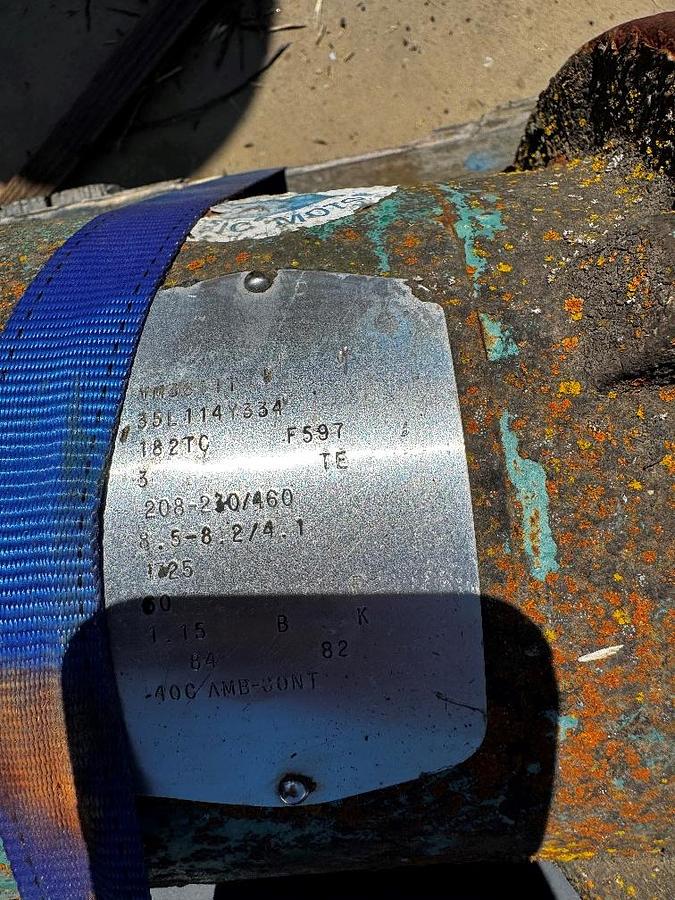 Used Grinder, 3 HP, JWC Muffin Monster, 4" Inlet/Outlet, #5991504