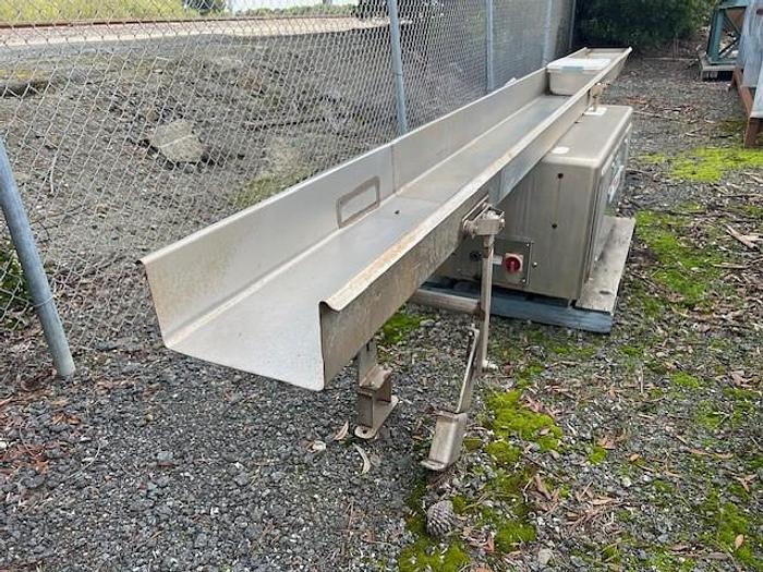 Used Conveyor, Vibratory, 15" x 16', S/st, Heat & Control, #S741112