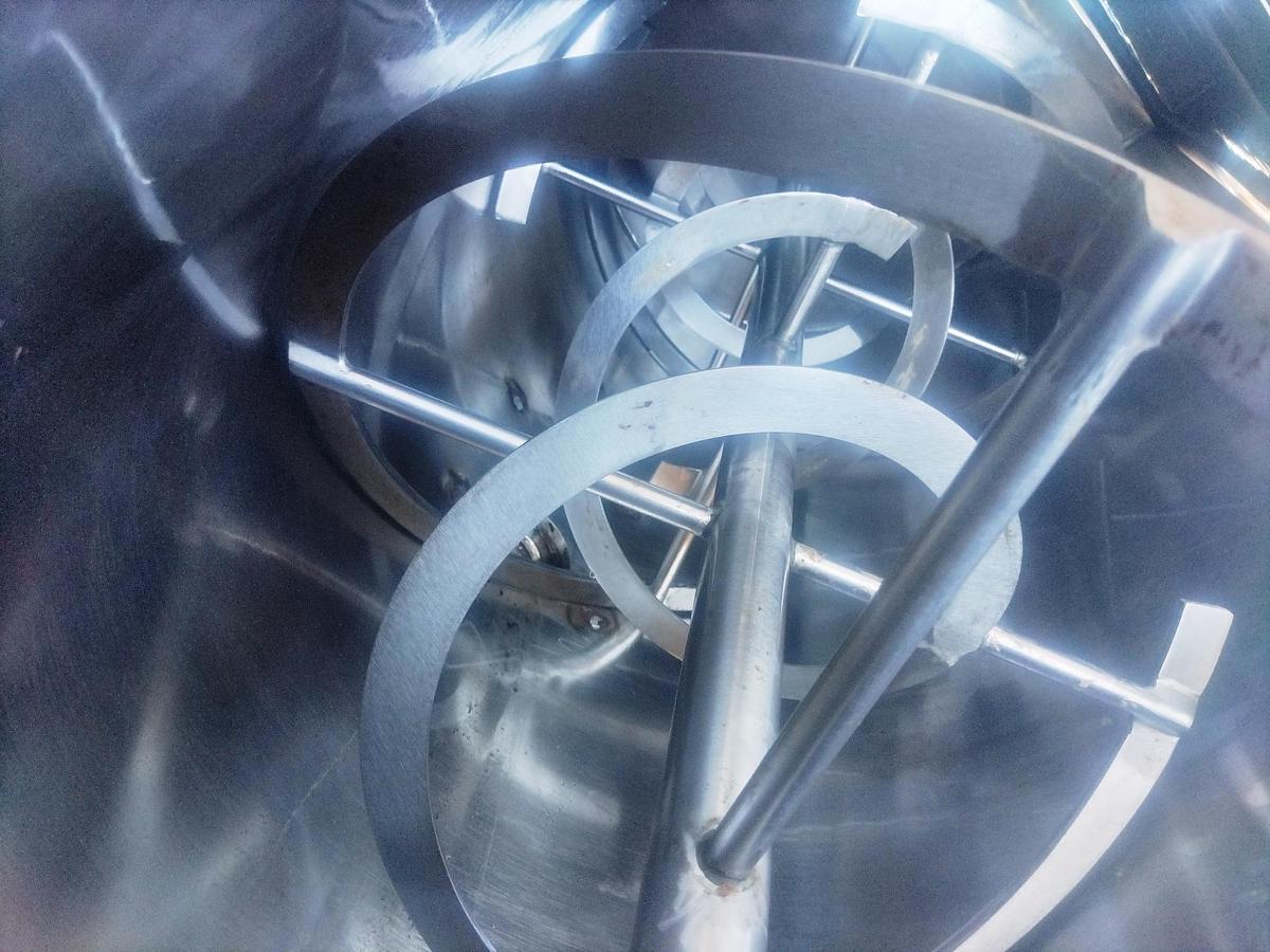 Used Mixer, Ribbon, 15 CF, Stainless Steel, J.H. Day, 5 HP, #5991960