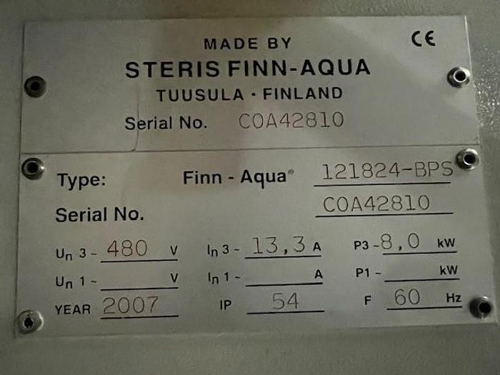 Used Autoclave, 49" x 72" x 96", Stainless Steel, Finn-Aqua Steris #4903226