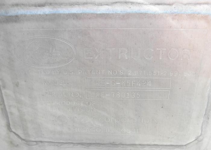 Used Extructor, Rietz, RE-6, S/st, Jkt, 10 HP, #S731906