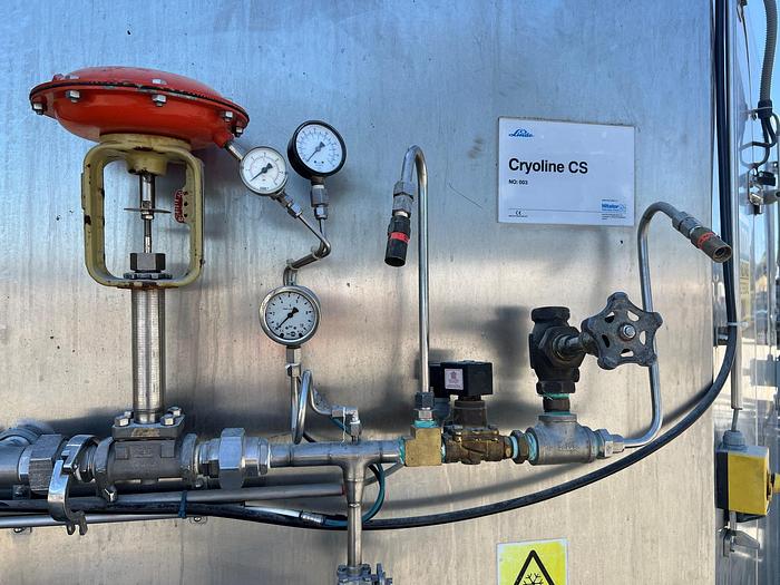 Used Spiral Freezer, Linde Gas, Cryoline CS-110, Stainless Steel, Nitrogen #4416471