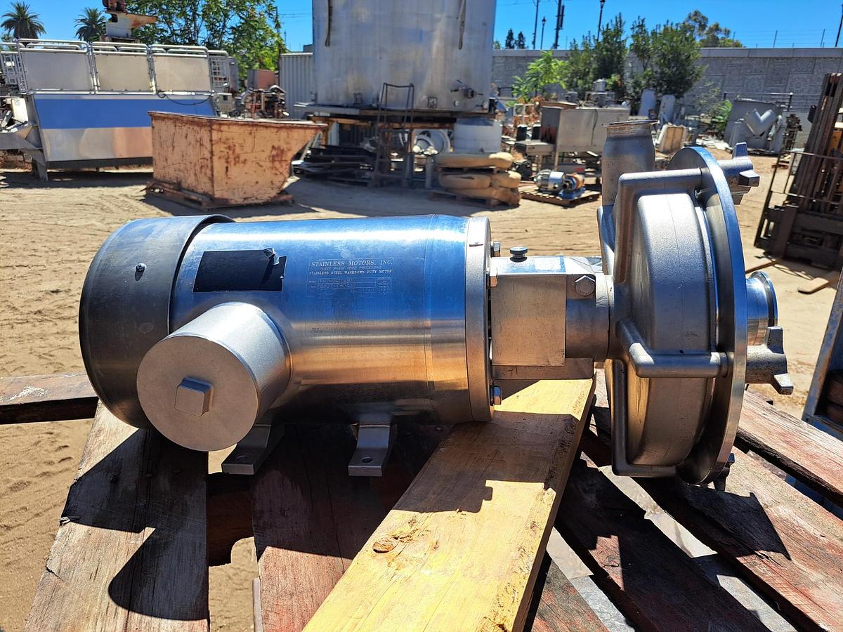 Used Pump, Centrifugal, Fristam, Model FPX3451-220, 250 GPM, 7.5 HP, #5991945