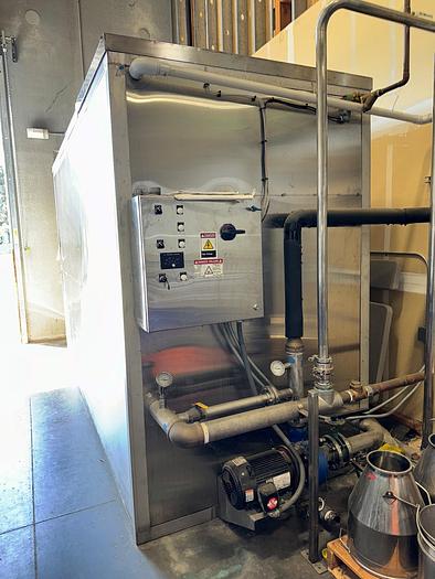 Used Ice Maker, Ice Builder, Girton, Model KZ5128, 15,000 Pounds, #5861440