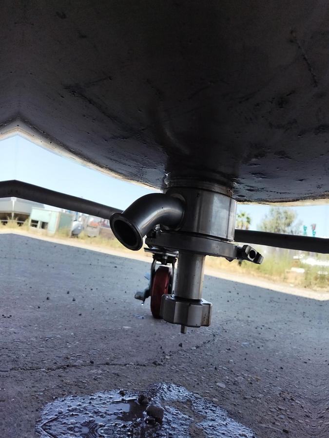 Used Tank, 198 Gallon (750-Liter), 316 Stainless Steel, 30 PSI, FV, Lee Industries, #5991484