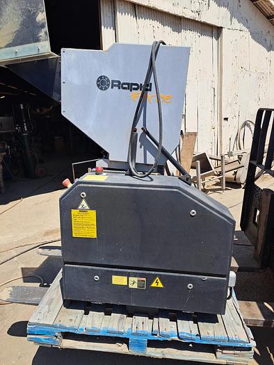 Used Rapid F-19 Plastic Granulator with Conveyor, 15 HP #S744853