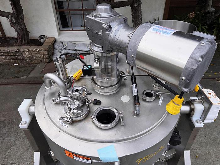 Used Filter, Vacuum Bed, 30" x 15", Stainless Steel, Jacketed, Agitated, Allegheny Bradford, #5991263